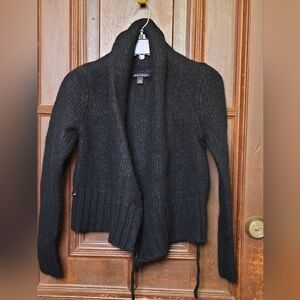 Banana Republic Esme Wool Cardigan-Black-Size Medium